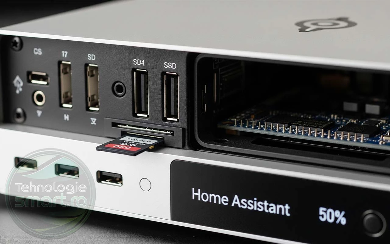 Home Assistant pe SD Card sau SSD