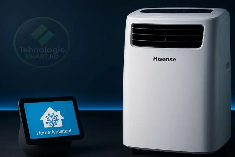 Aer condiționat portabil HISENSE și Home Assistant