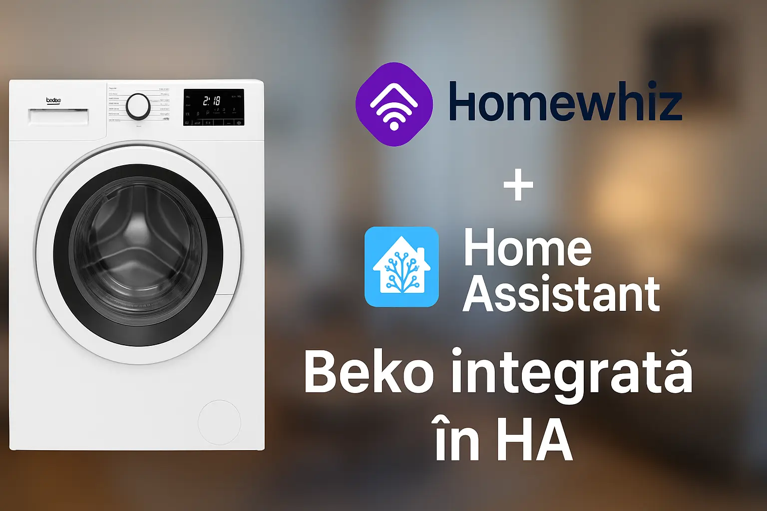 Masina de spalat Beko integrata in Home Assistant