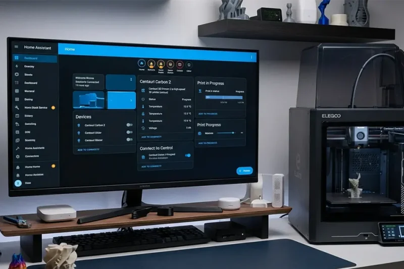 Elegoo Centauri Carbon 2, imprimanta 3D în Home Assistant